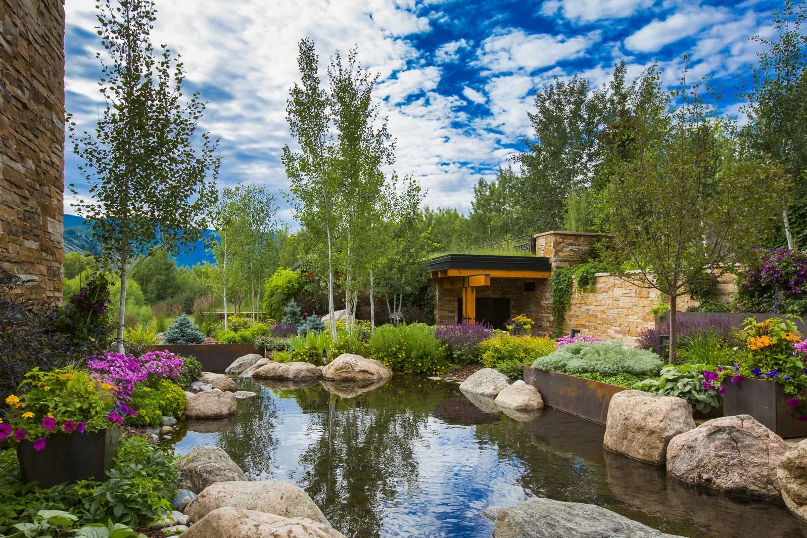Homepage hero: Refined — Outdoor spaces with comfort, individuality & grace.